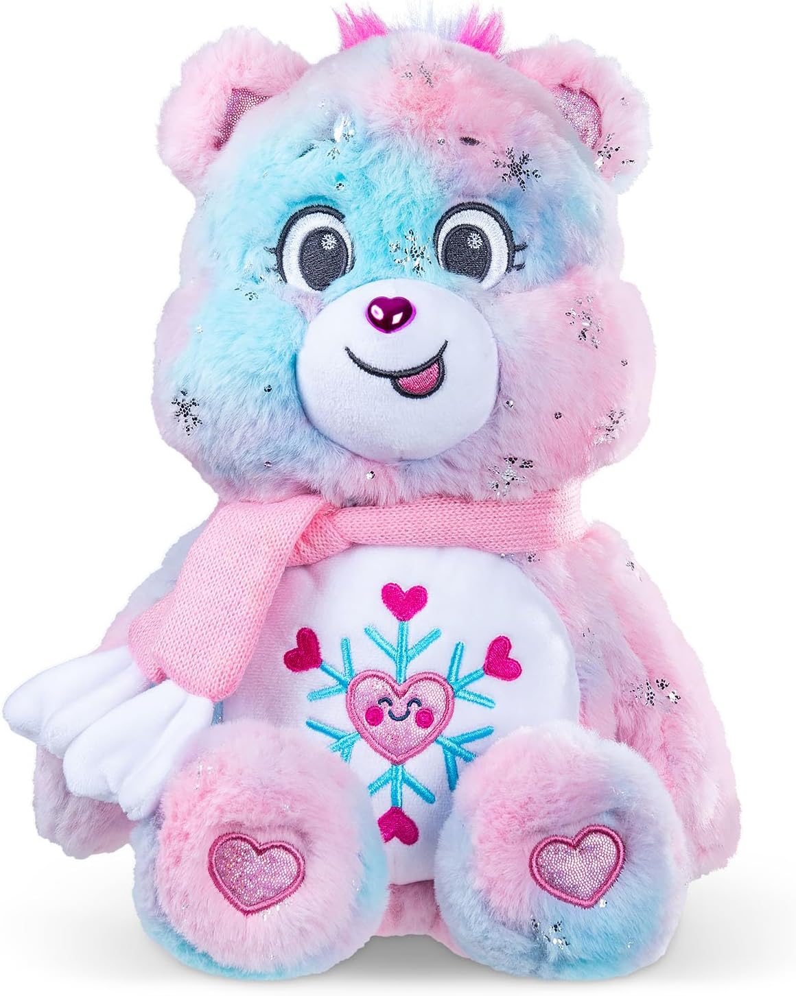 Care Bears - Collector Edition 14" Snowflake Sparkle Bear - Medium Size Plush - Soft, Huggable Plushie, Stuffed Animal for Girls and Boys, Ages 4+ - Amazon Exclusive