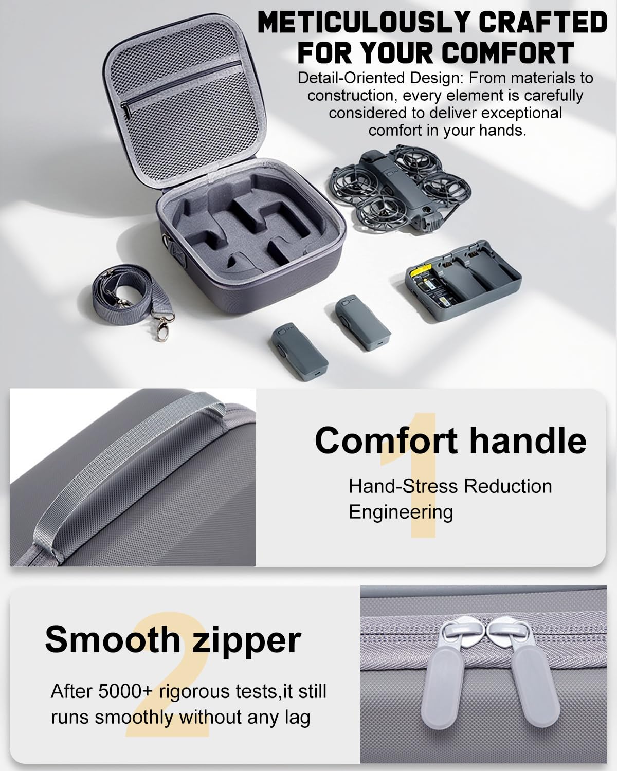 Custodia rigida per DJI Neo 2 Fly More Combo Case, Neo 2 No-rc, valigetta