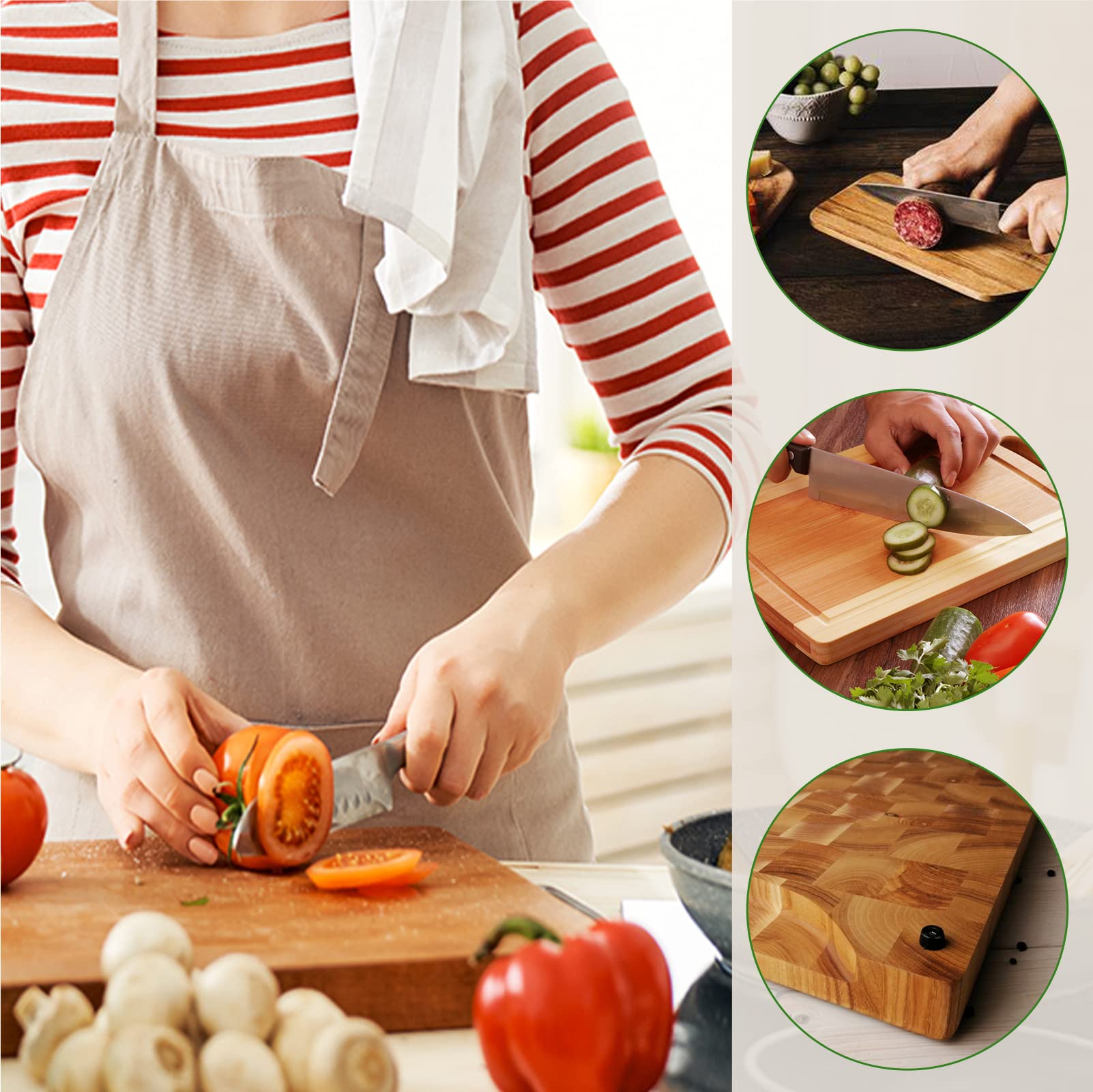 20 Pcs Cutting Board Feet Round Non Slip White Rubber Feet Bumpers Pads with Stainless Steel Screws for — view 7