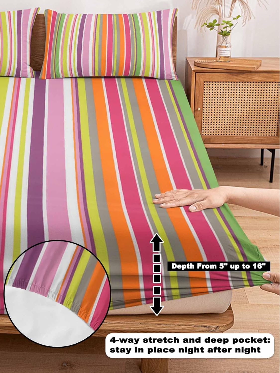 Nyunylyer ボックスシーツ ベッドシーツ ベッドカバー シーツ やわらかニット マットレスカバー 肌に優しい 洗える ゴムタ