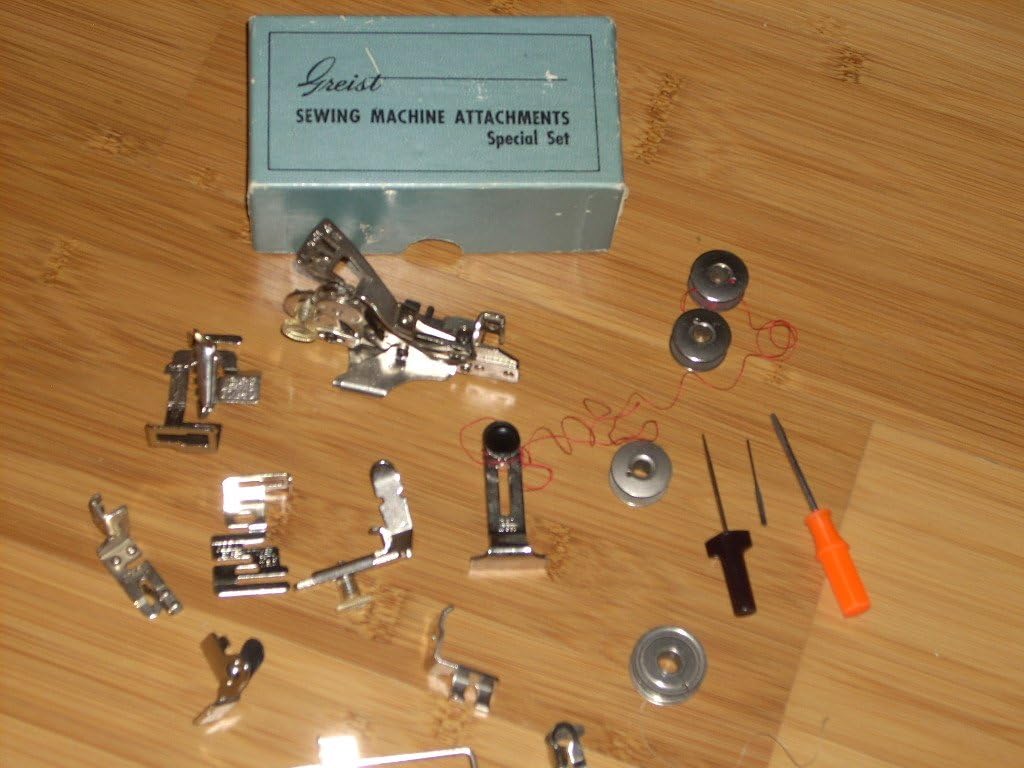 Vintage GREIST Sewing Machine Attachments Special Set in