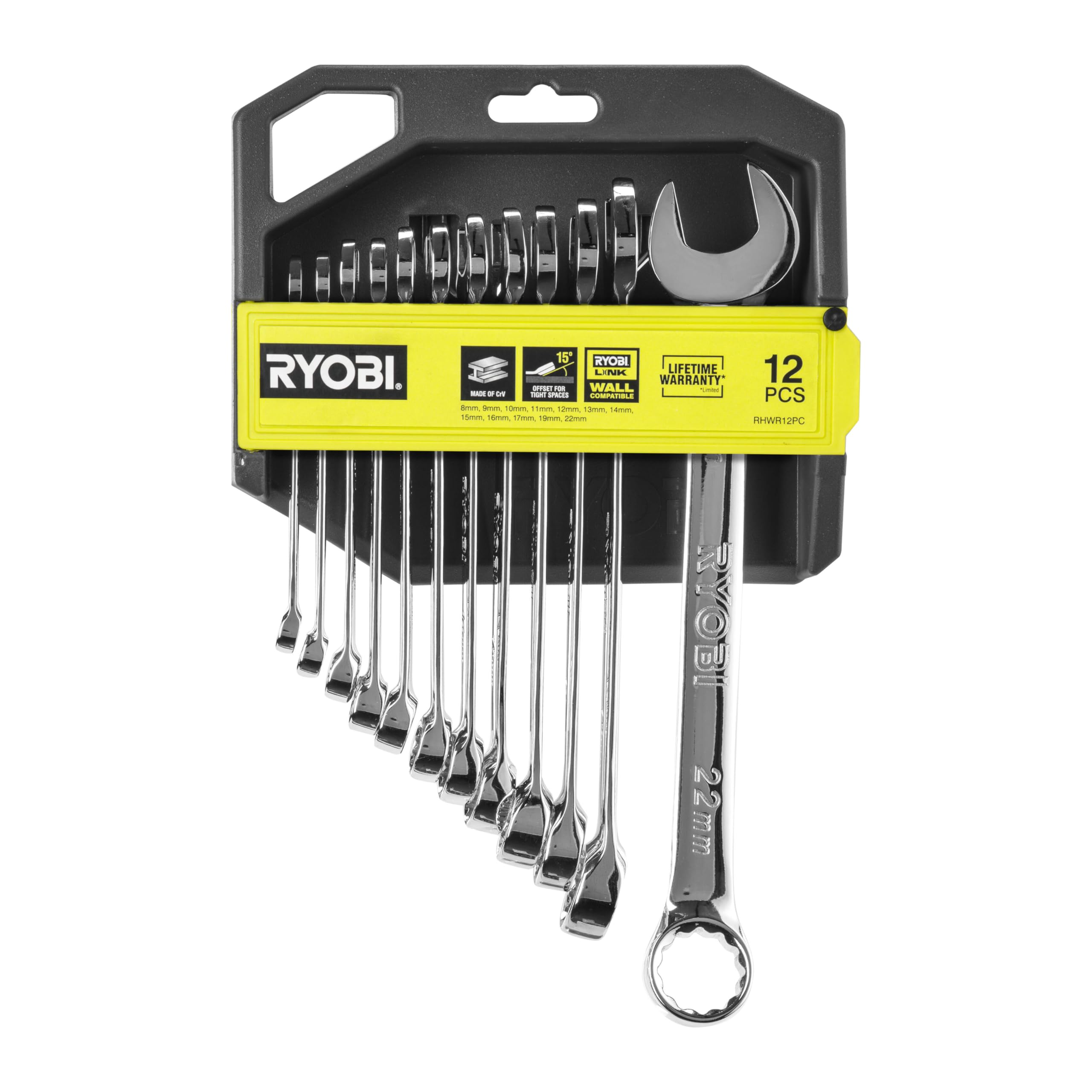 Ryobi 12-Piece Combination Wrench Set