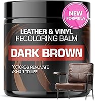 FORTIVO Leather Recoloring Balm: Couch Scratch Remover, Color Restorer & Repair for Furniture (150 chars max)
