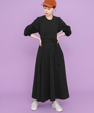 新入荷 新品タグ付 Kbf フレアボリュームカットワンピース パープル 紫 正規品 Coffeegutta Com