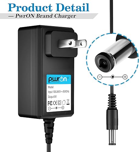 Miniatura 2 de PwrON Adaptador de 9 V AC/DC para Octane Fitness Q35 Q35e Q35c Q35ce Q37 xR3c xR4 xR4c xR4ci xR6 xR6e xR6ce Cinta de correr elíptica Cardio Máquina