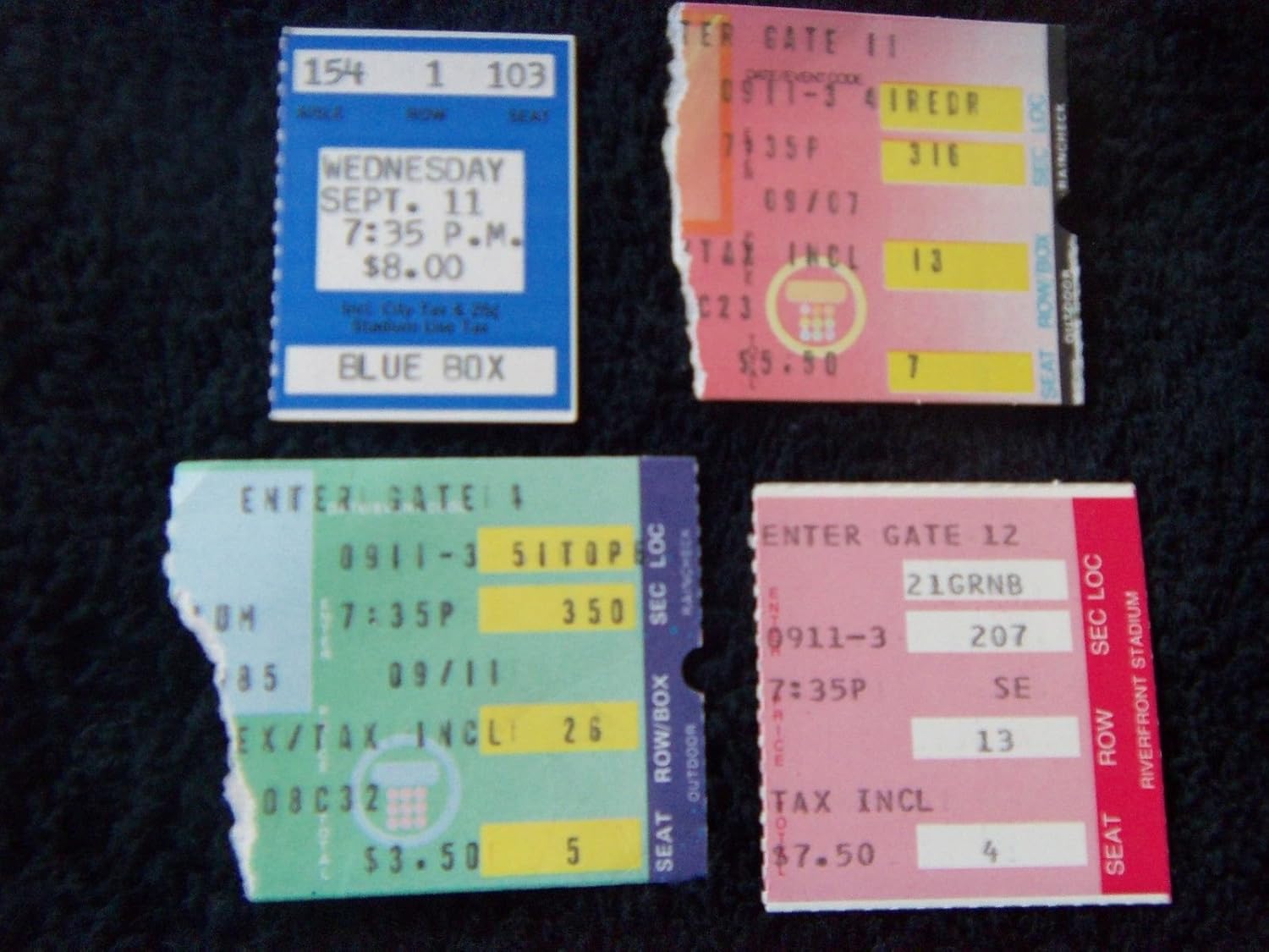 Pete Rose #4192 Record Breaking 9/11/85 Ticket Baseball Stub -Priced Per Ticket