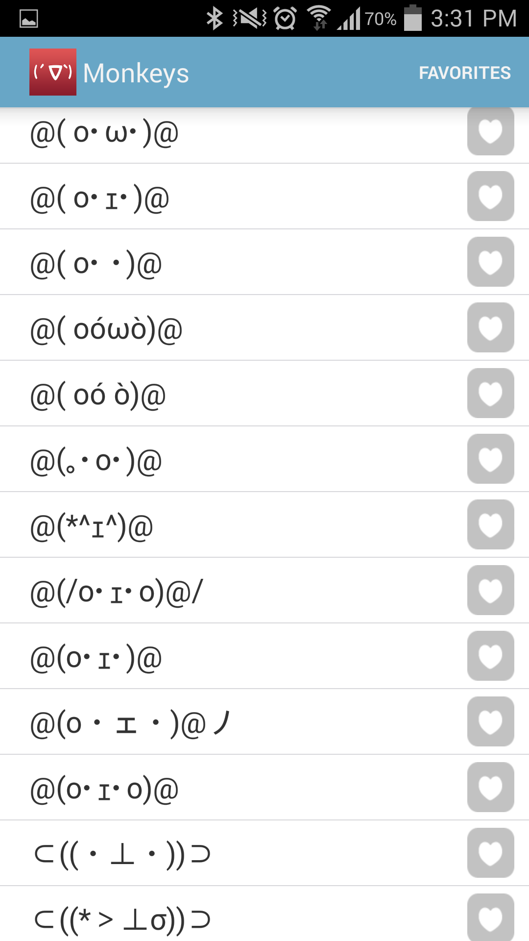 Japanese Emoticons - Kaomoji - App on Amazon Appstore
