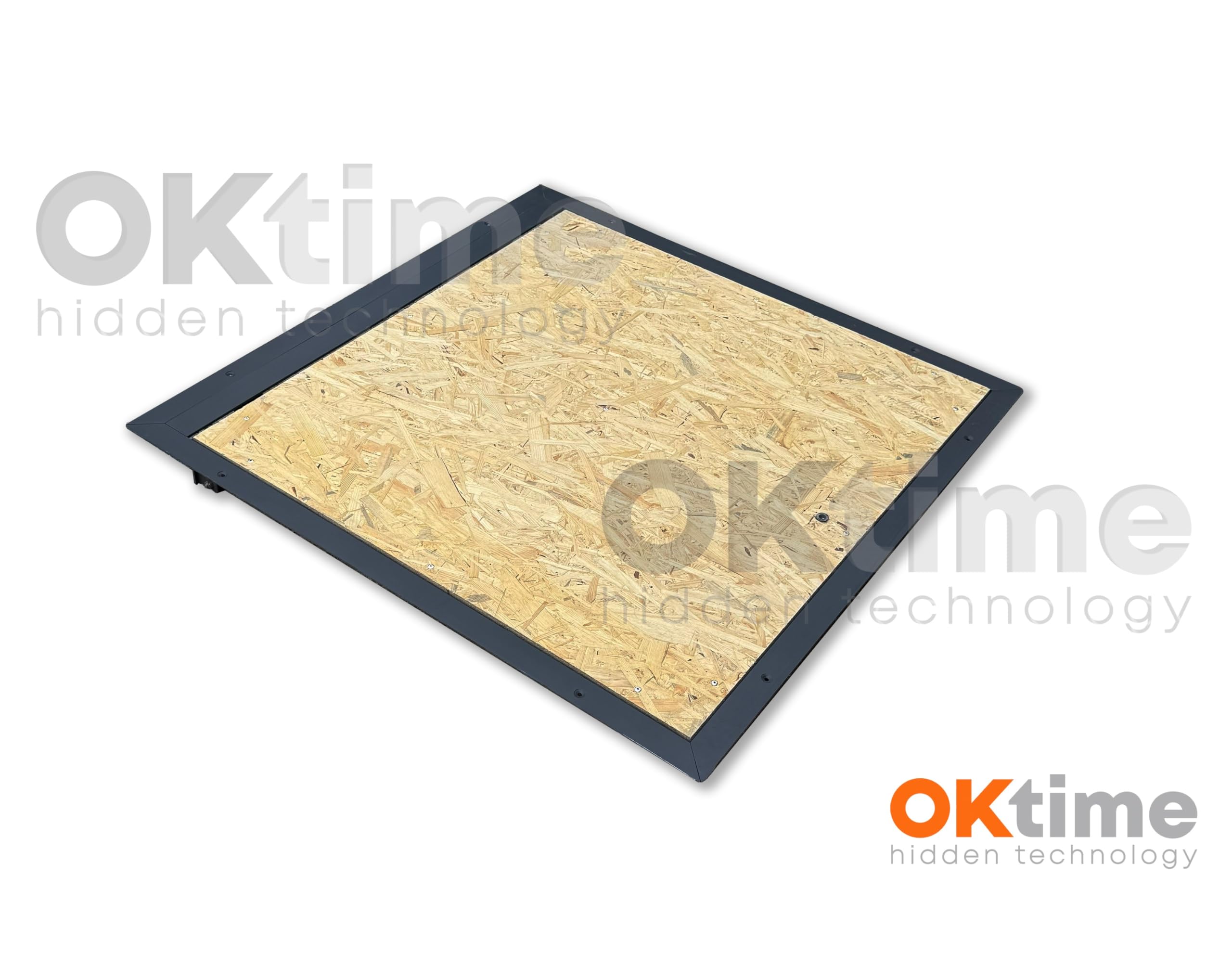 Właz Podłogowy do Piwnicy z Wodoodporną Płytą OSB - 1050 x 1050 mm - Gotowy do Chodzenia - Gotowy pod Laminat - Gotowy dla Ciebie