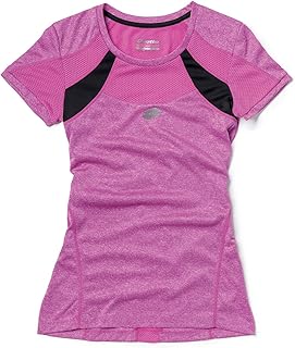 Camiseta Moonride para mujer, color morado y negro