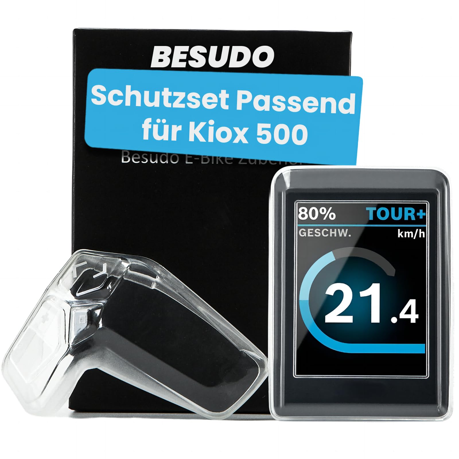 Besudo Protective Case Set for Bosch Kiox 500 & LED Remote Control Unit - Transparent, Waterproof, TPU Material | Transparent and water-repellent - protective case protection cover against scratches bumps for BHU3700 & BRC3600-image-23