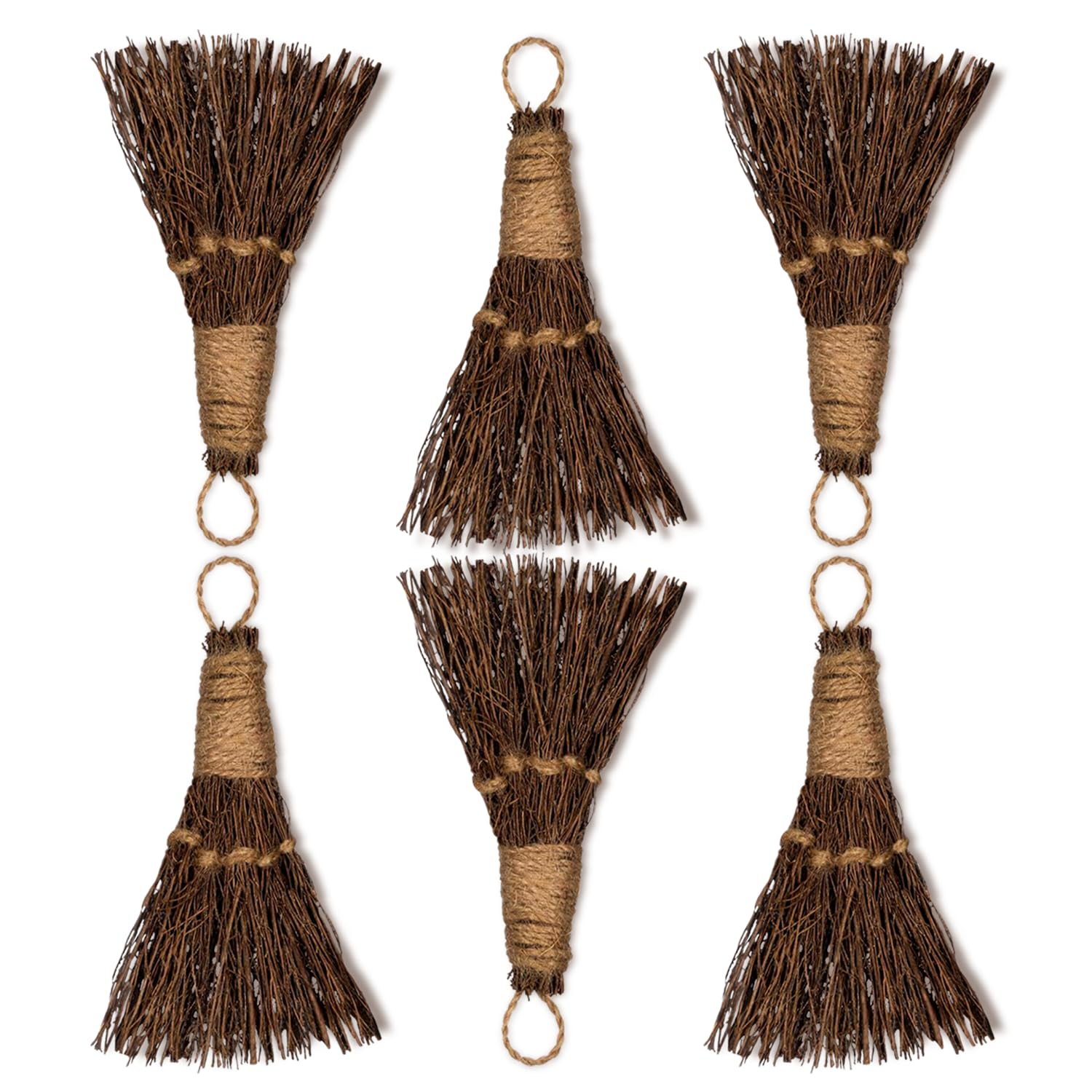 Zimtbesen – Zimtduft 15,2 cm (6 Stück) Mini-Besen – dekorativer Besen für Türschutz