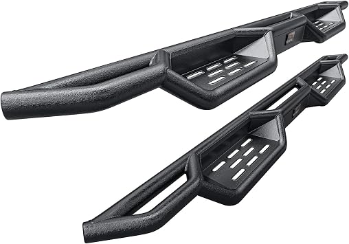 HD Ridez Drop Down Style Running Boards Side Step Compatible with Jeep Wrangler JL 2018-2026 4-Door Include 21-26 4xe Factory sidesteps or Rock Rails Have to be Removed