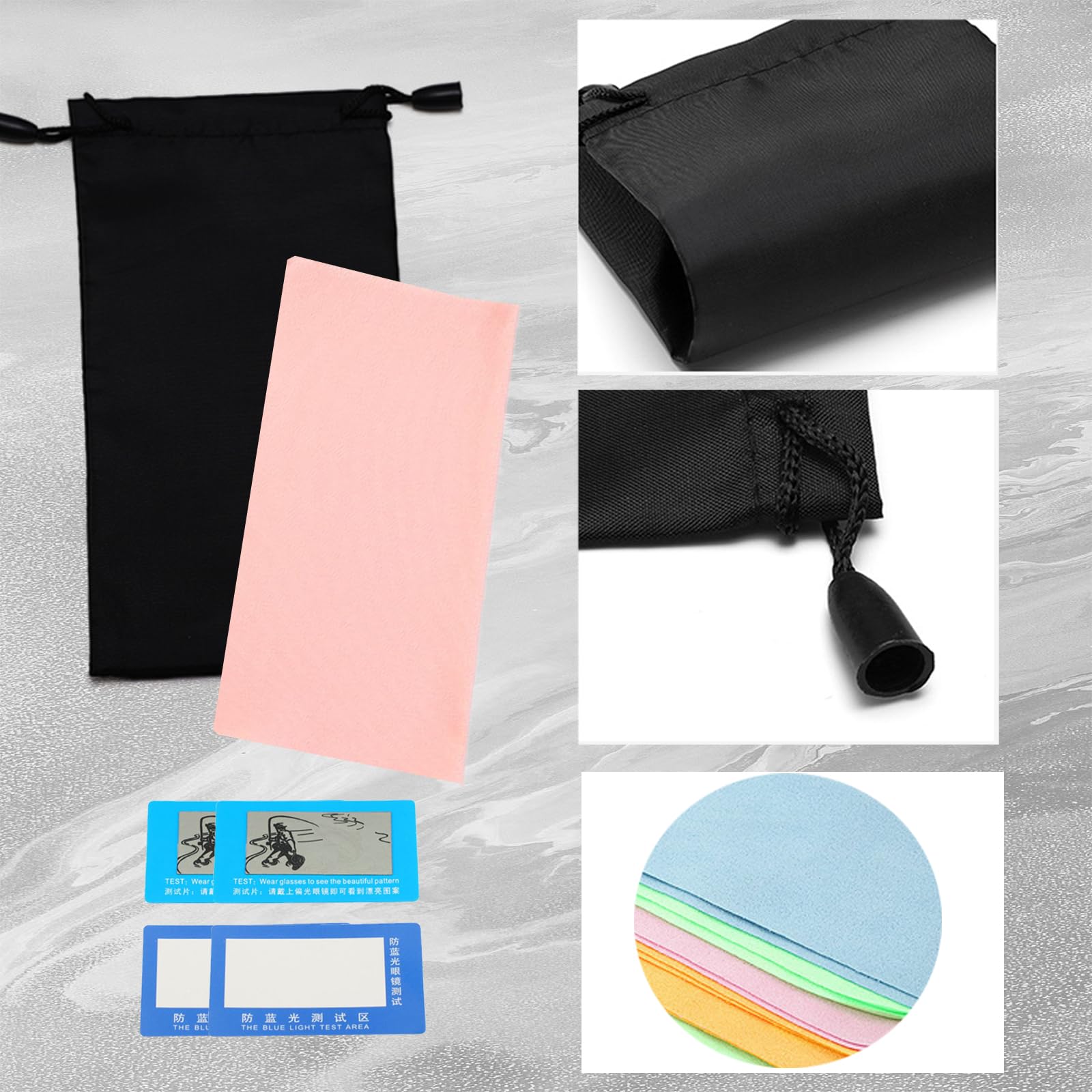 EULAPGOE Microfiber Soft Sunglasses Case Pouch - Image 4