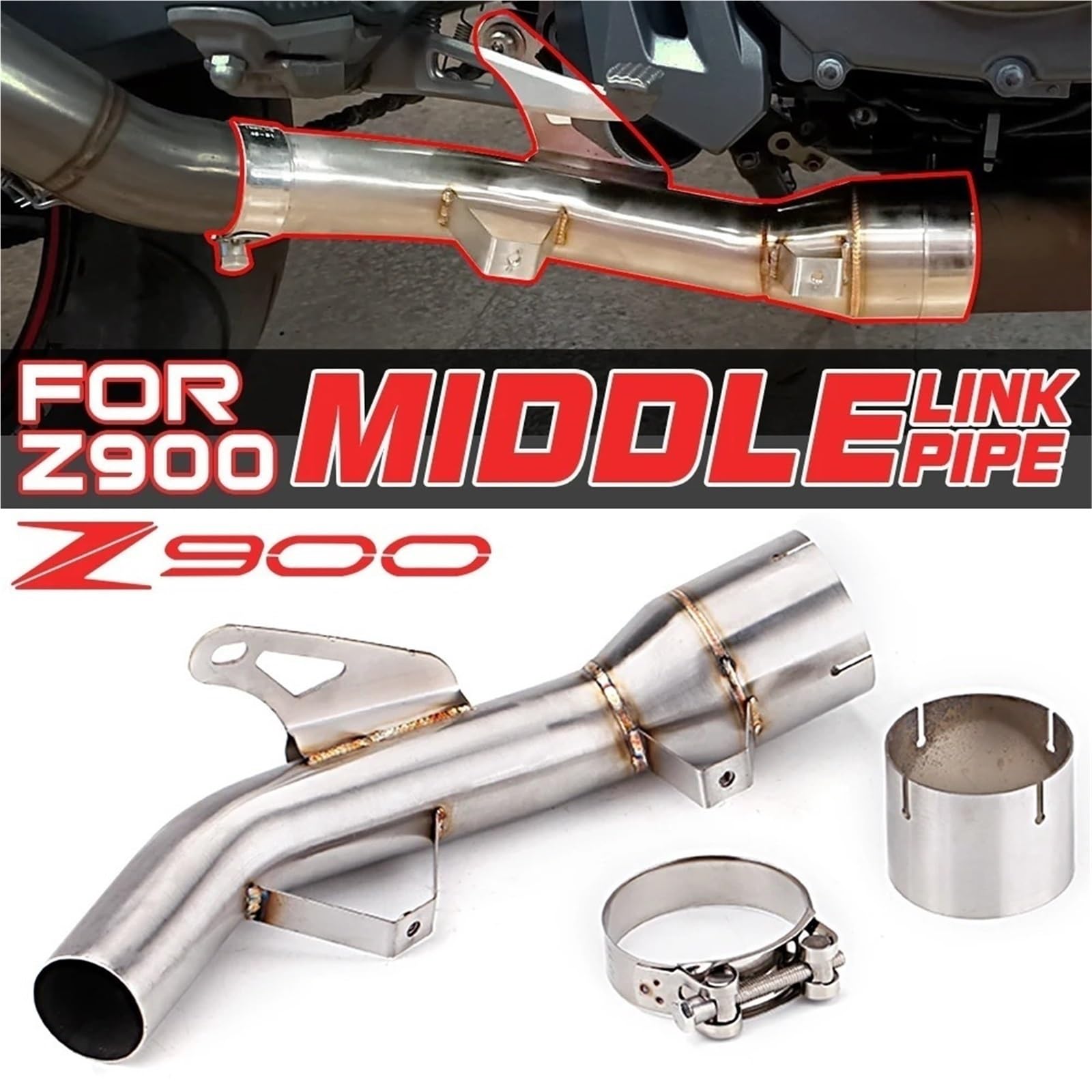 Do Z900 A2 Z900e motocyklowy tłumik wychowej wydech
