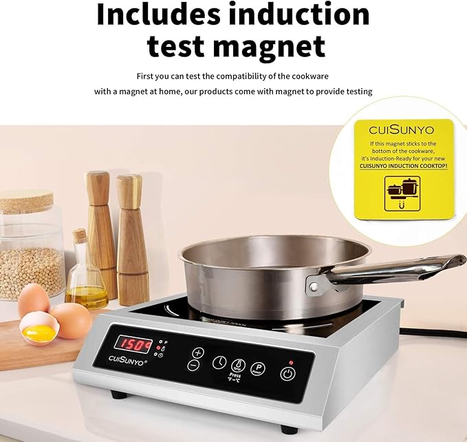 Estufa Eléctrica 2 Puestos 17x11 Pulgadas 240V miniatura 8