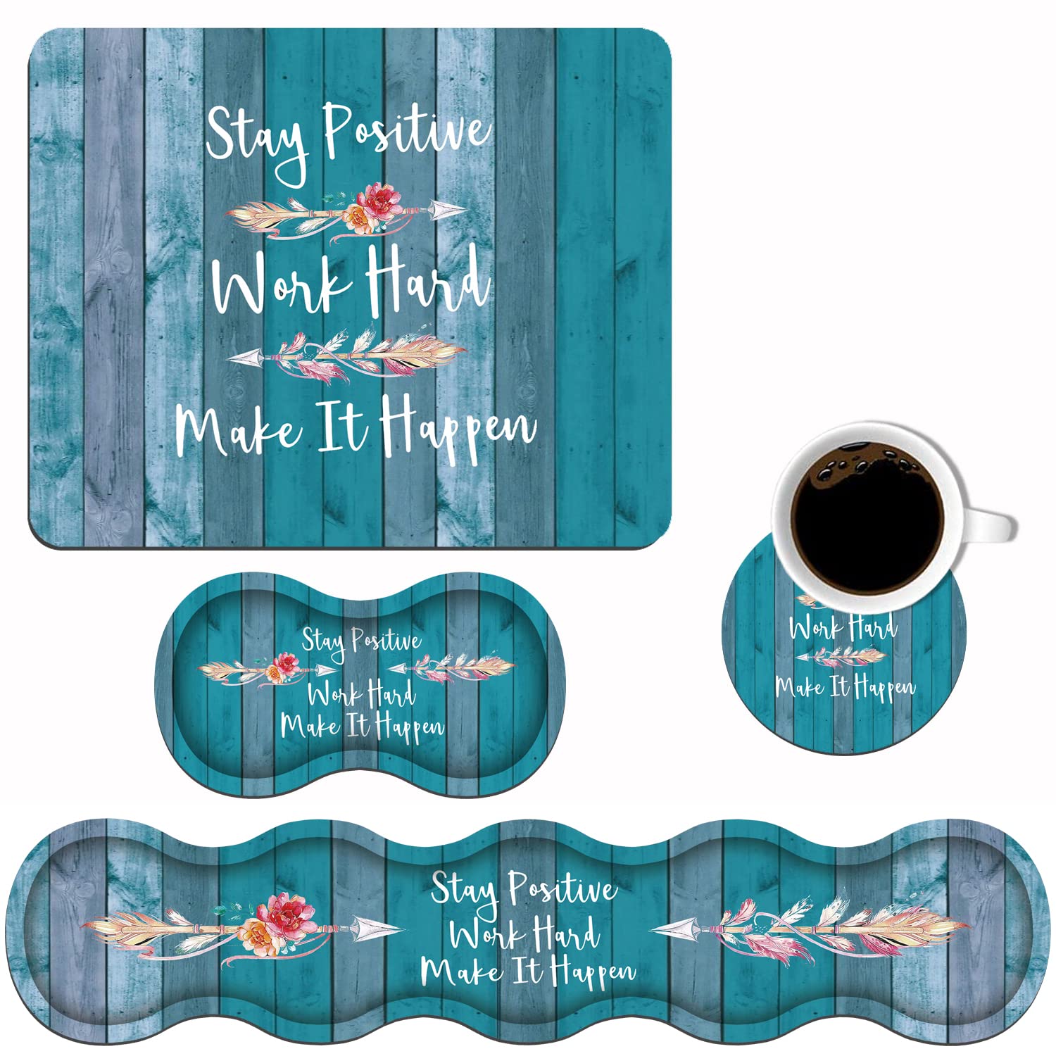 Ergonomic Wrist Rests - Pain Relief & Glitter Design -16