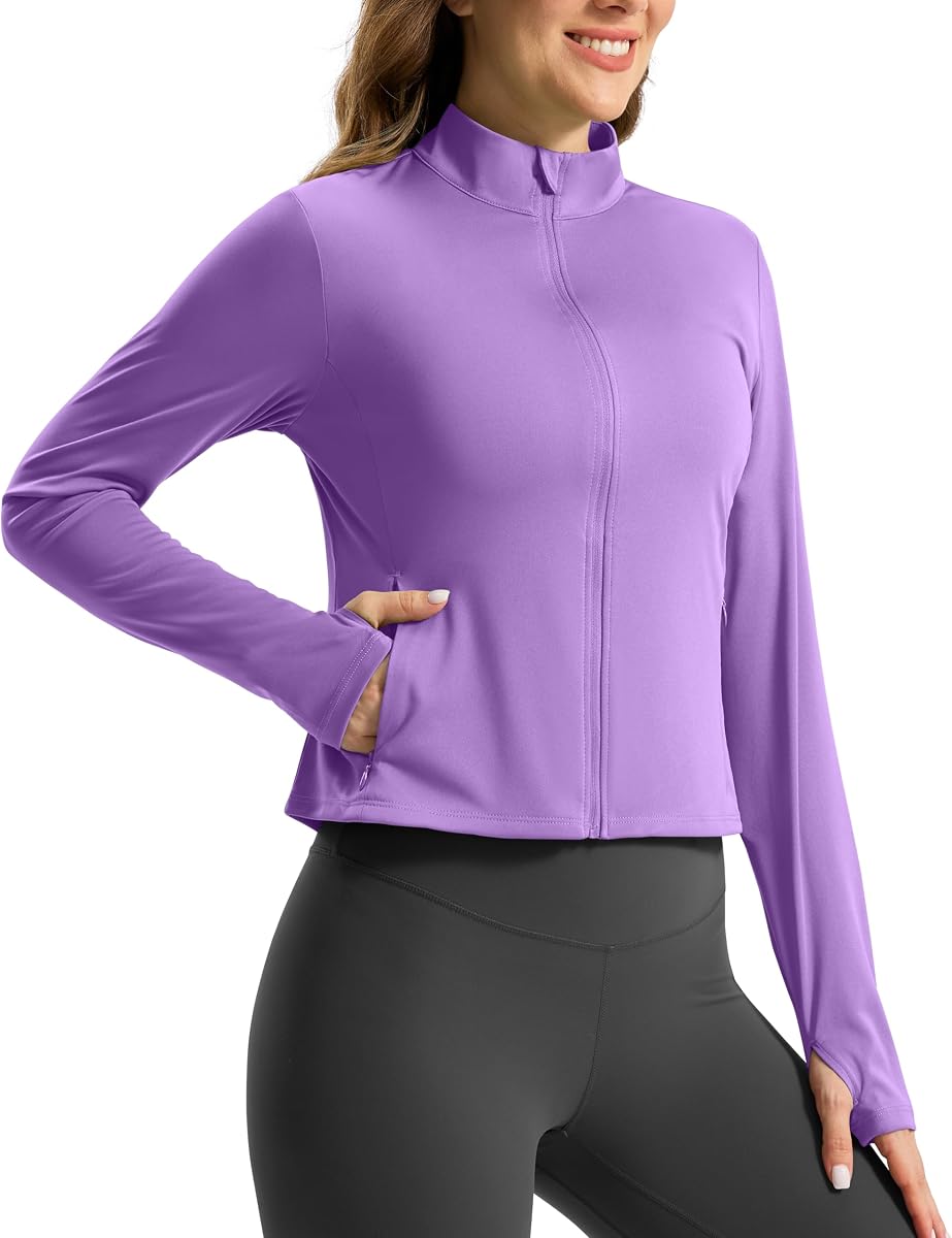 Women's UPF 50+ Sun Protection Athletic Jacket Lightweight Shirts