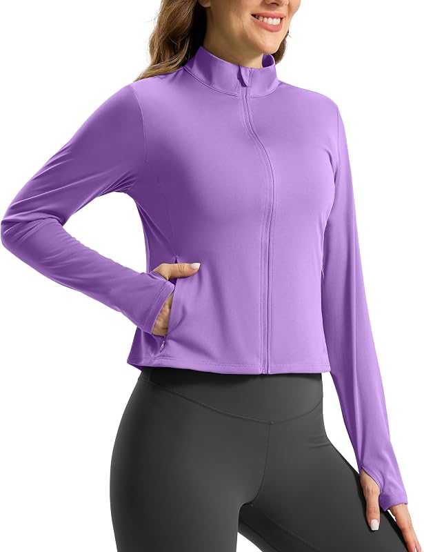 Women's UPF 50+ Sun Protection Athletic Jacket Lightweight Shirts