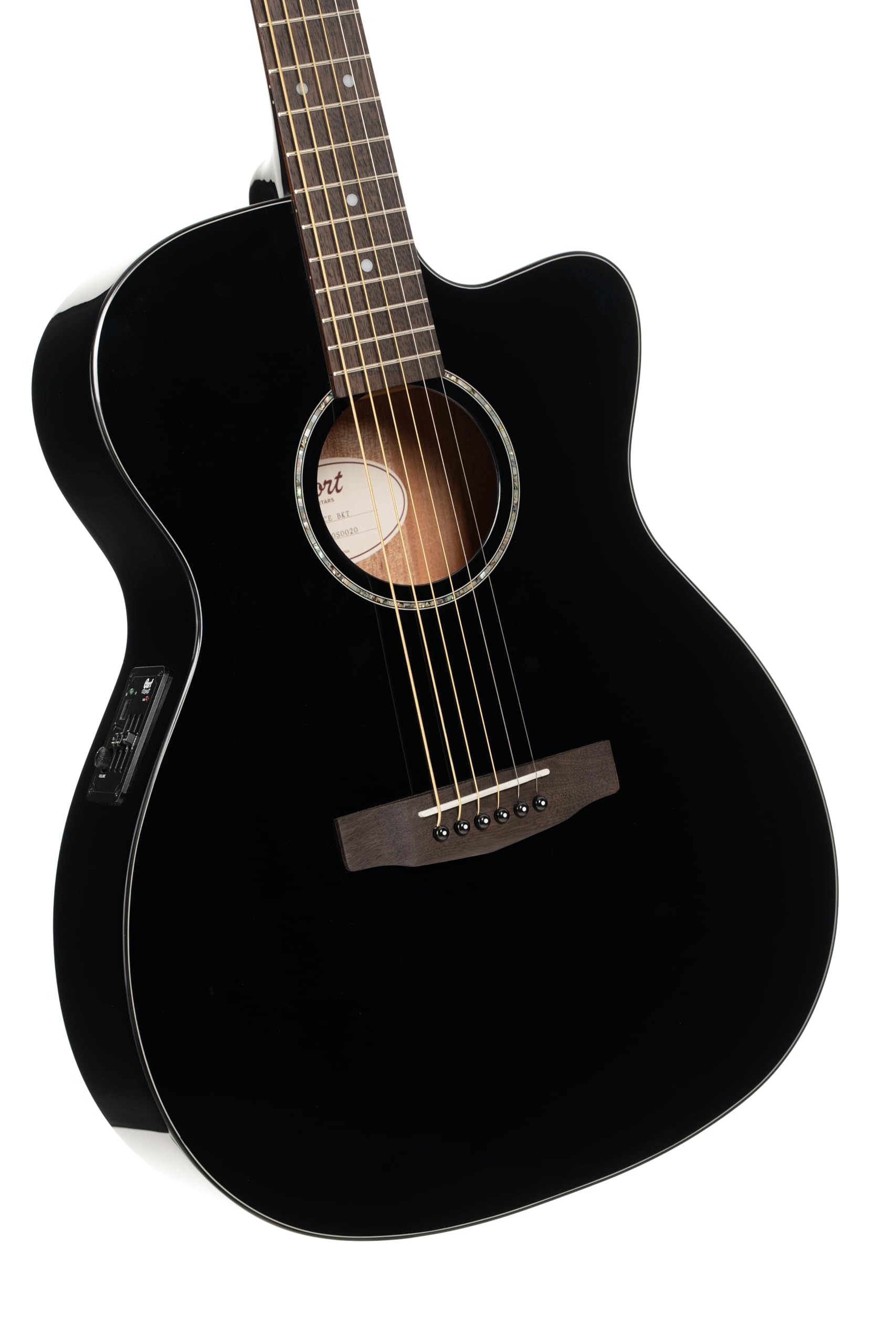 Amazon | Cort L60CEBK Luce 60 OM アコースティックエレキギター