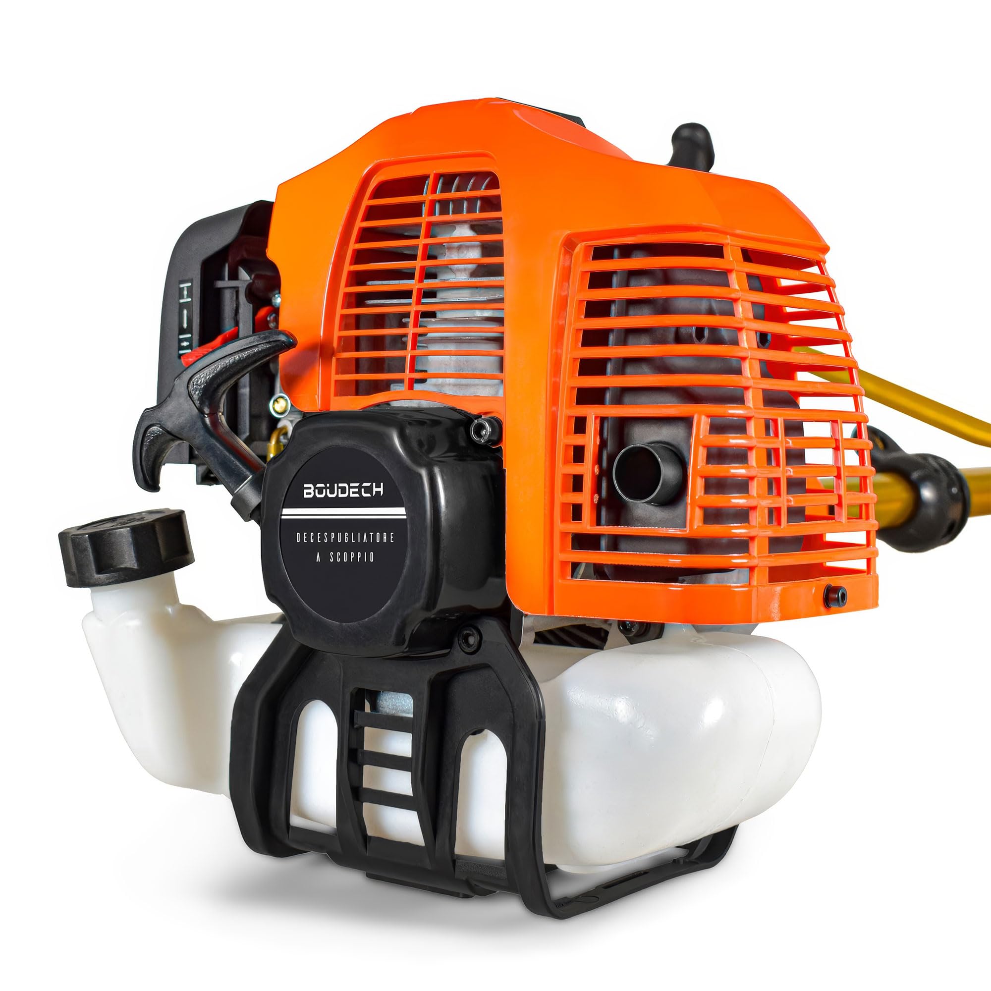 Desbrozadora 6-en-1 Motor 62cc con Cuchillas y Protector de césped Profesional