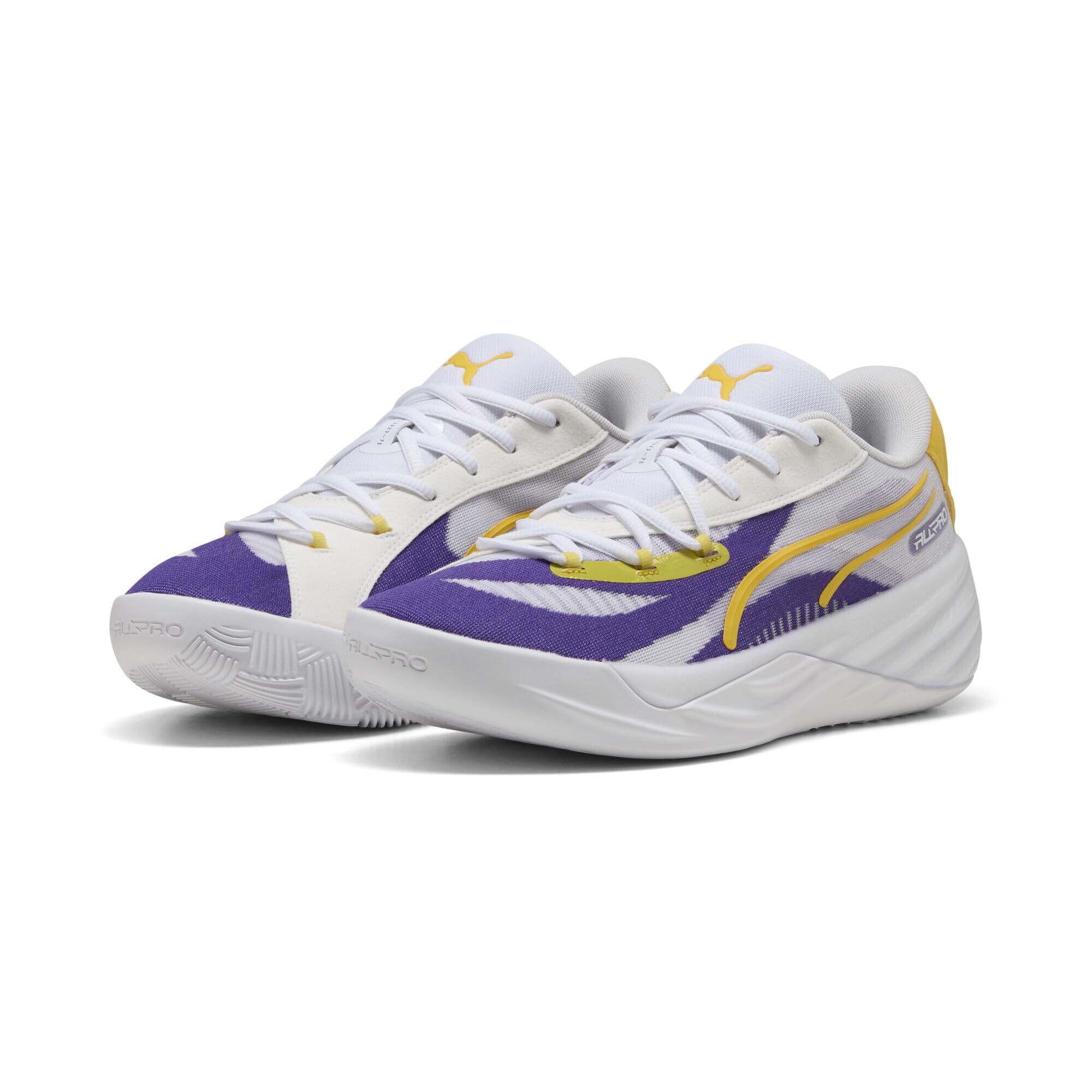 PUMA Zapatillas de Baloncesto All-Pro Nitro™ LA Unisex 43, Team Violet Pelé Yellow Purple