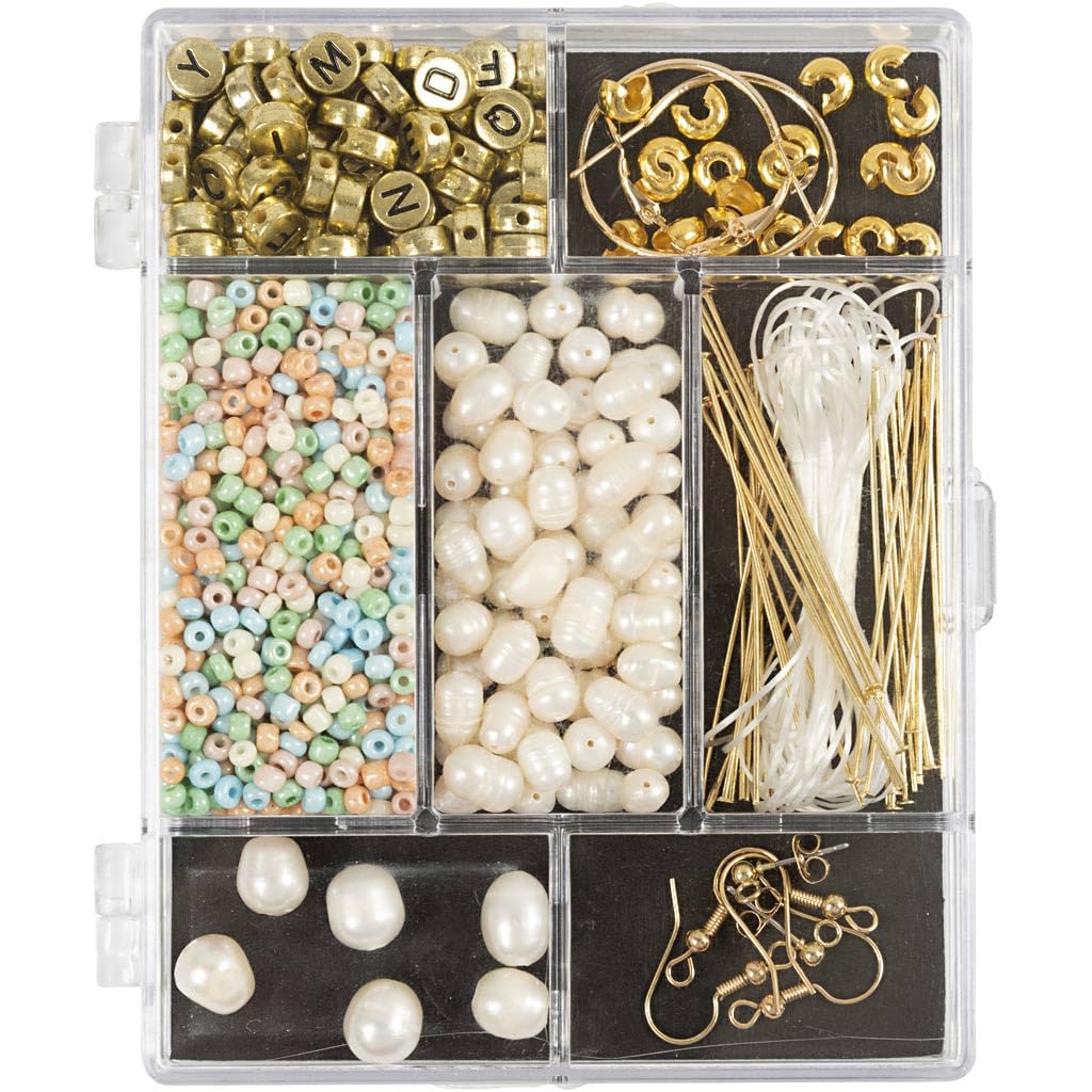 Perle d'eau douce Craft Mix aux tons sourds pour la création de bijoux uniques