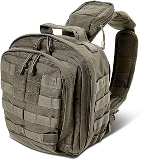 5.11 Tactical Sling Bag Pack MOAB 6, Shoulder Crossbody Military Bag, 11L, Ranger Green, Style 56963ABR