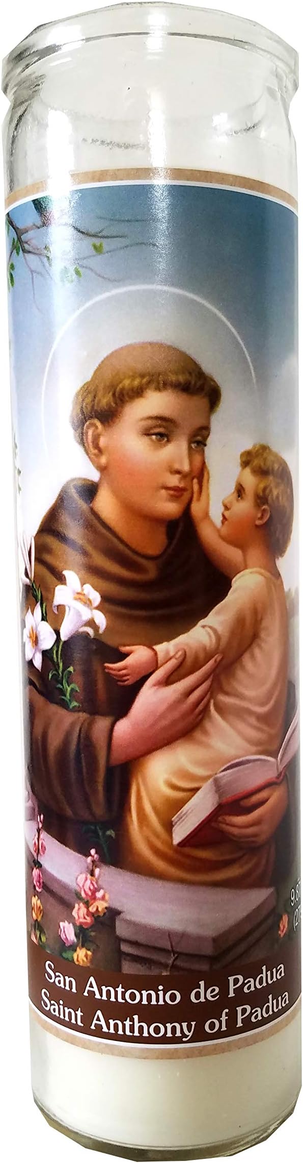 Staci19 Saint Anthony of Padua (San Antonio de Padua) Devotional Candle