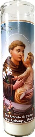 Staci19 Saint Anthony of Padua San Antonio de Padua Devotional Candle