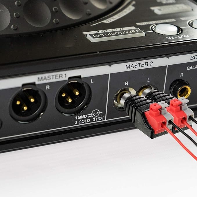 2 Pack Adaptador RCA Hembra a Conector de Tira de Tornillo miniatura 5