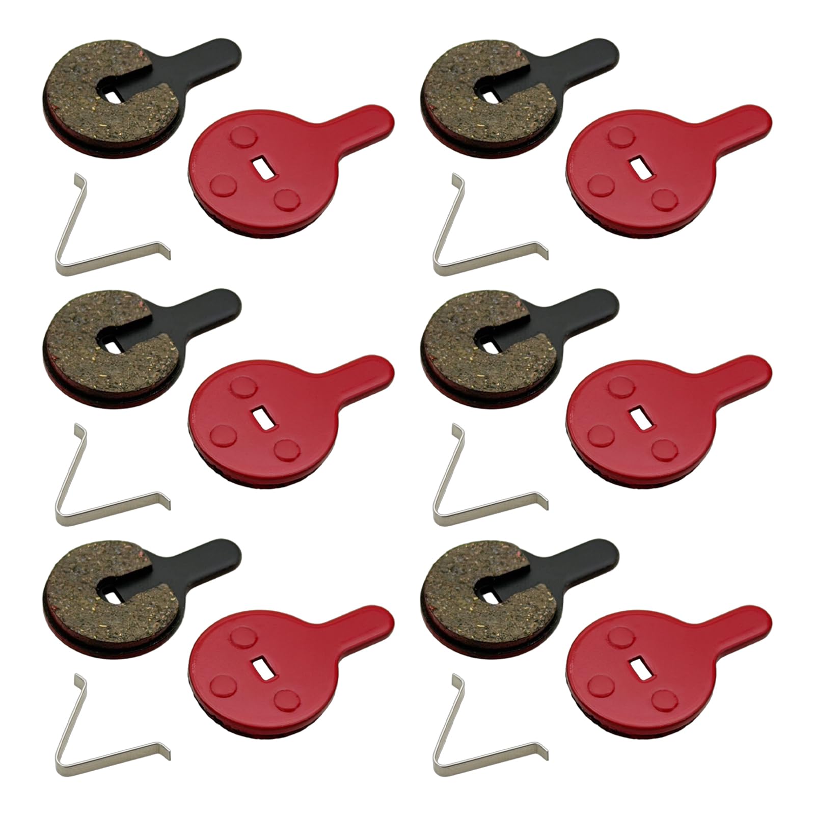 6 Pairs Scooter Disc Brake Pads Replacement Kit for Kugoo G2 Pro