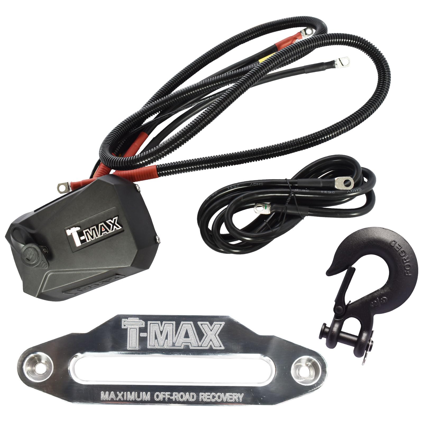 Amazon.co.jp: T-MAX 電動ウインチ 24V 8500LBS X-Power ダイニーマ