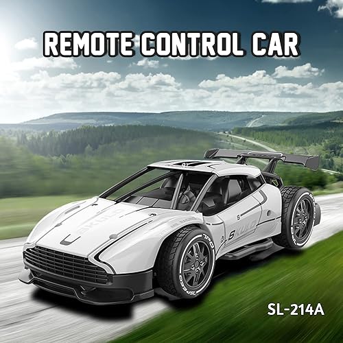 Miniatura 5 de Mini Drift RC Car 124 Escala RC Drift Car con 3 baterías mejoradas de 1000 mAh 2.4 GHz 9.3 mih Racing RC Drifting Car 2WD Micro RC Cars (blanco)