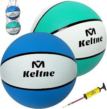 Swimming Pool Basketball, 9" Waterproof Basketball for Poolside Hoop, Anti-Slip Textured Grip, Durable Water Basketball for Pool Basketball Hoop 2PCS