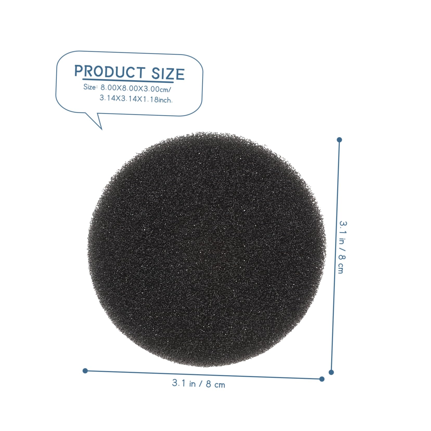 Didiseaon 15pcs Makeup Brush Cleaning Sponge Pads Facial Cleansing Sponge Brush Cleaning Case Box Makeup Supplies Easy Wash