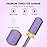 MelodySusie Safety Nail Drill Bits, 3/32\'\' Smooth Round Top Large Barrel Carbide Bits, Suitable for Manicure Pedicure Cuticle Gel Polishing, Beginners Bits, Purple, Series Bit-S, XF