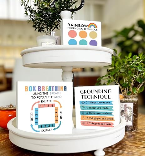 Miniatura 6 de 3 piezas de decoración de madera de granja, decoración de terapia, decoración de bandeja escalonada, paquete de decoración de bandeja escalonada,