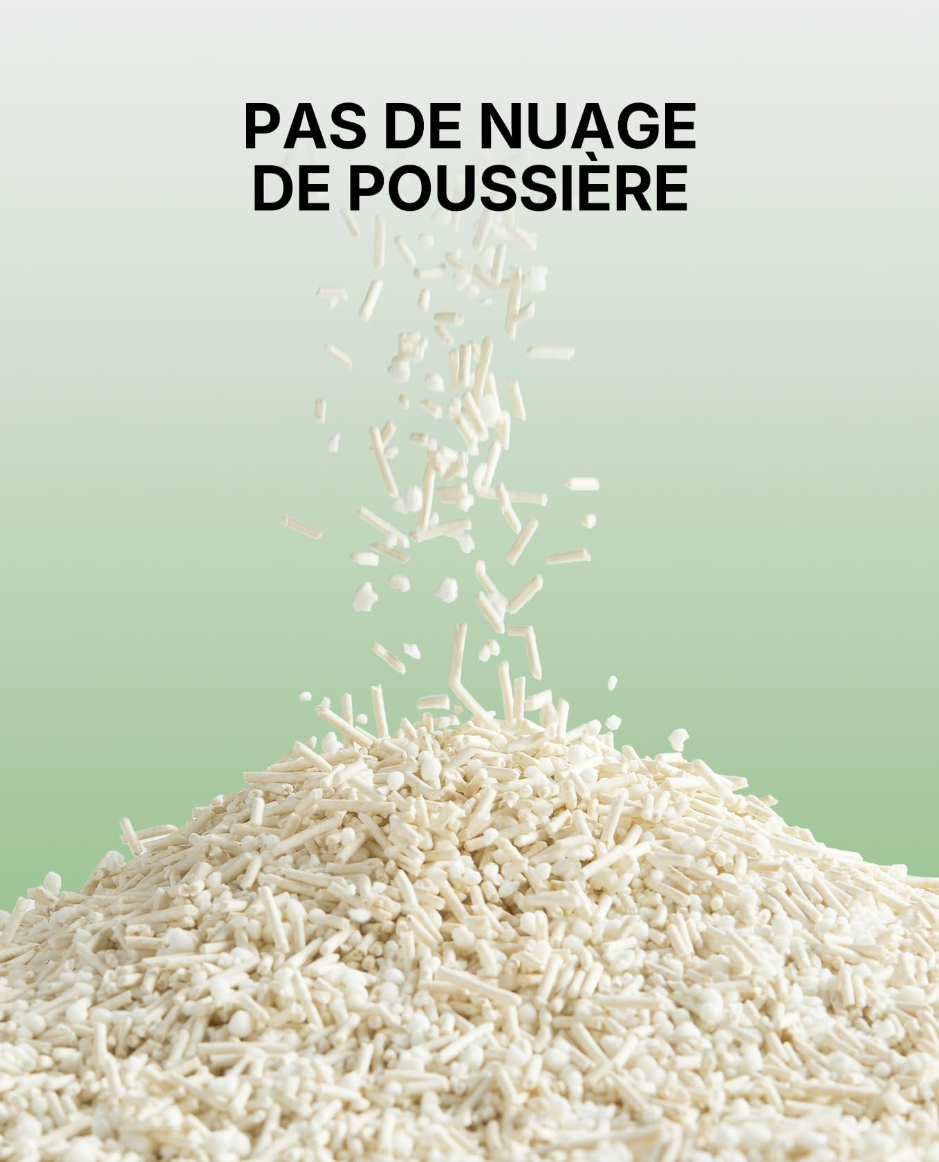 PETKIT Llitiere pour Chats New Botanical Hybrid, Ingrédients Naturels, Agglutination Rapide,Réduction des Odeurs, Facile à Ramasser, Pas de Poussière (Quatre Sacs,2.4kg/Sac)