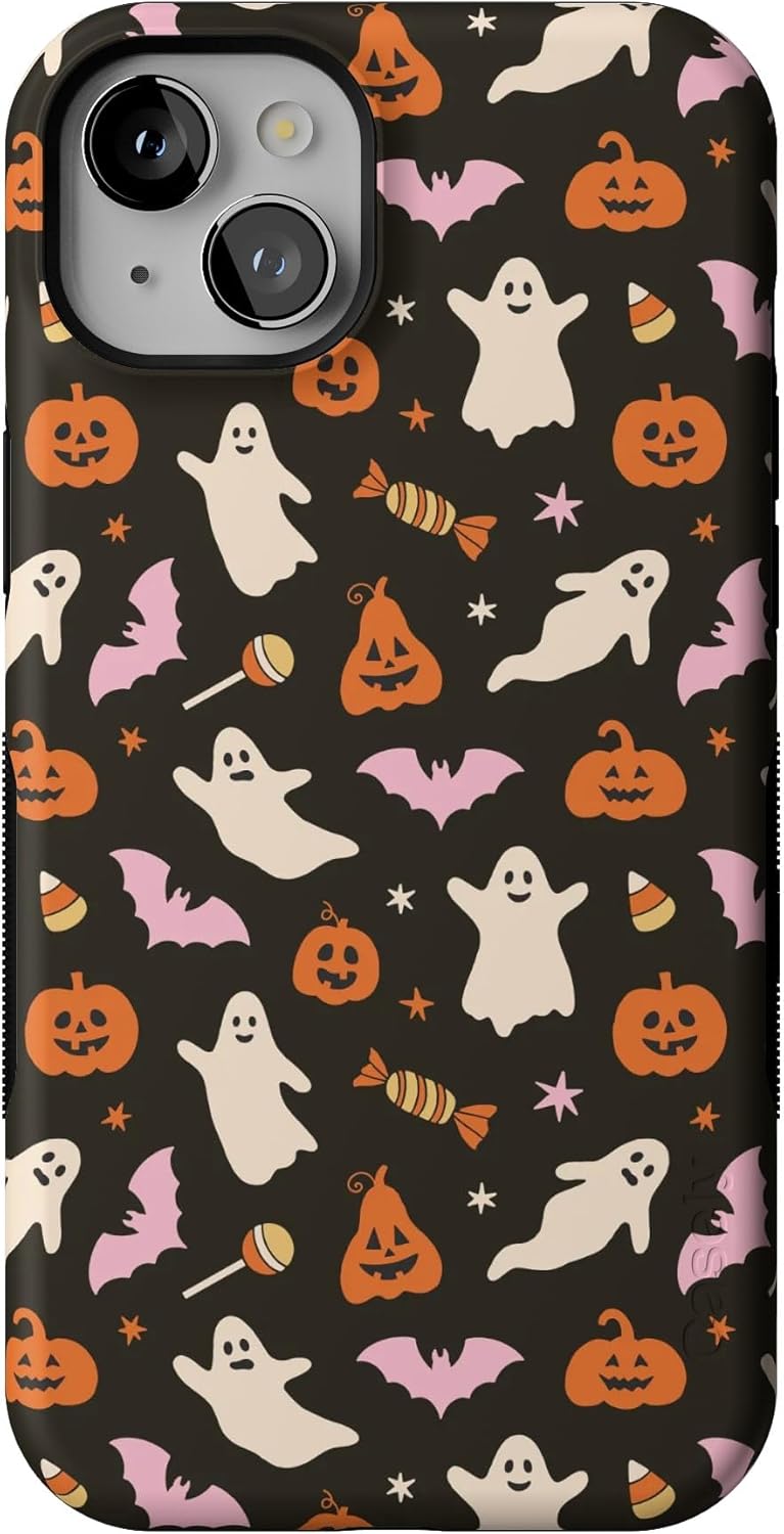 Casely iPhone 15 Case | Trick or Treat | Sweet Halloween | Compatible with MagSafe | Bold Protective Design