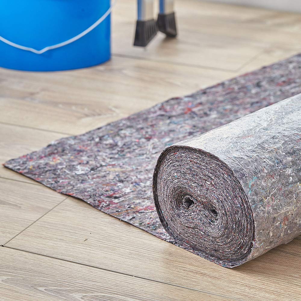 Bâche de protection en non-tissé anti-dérapant 1 x 50 m 50 m² 220 g/m²