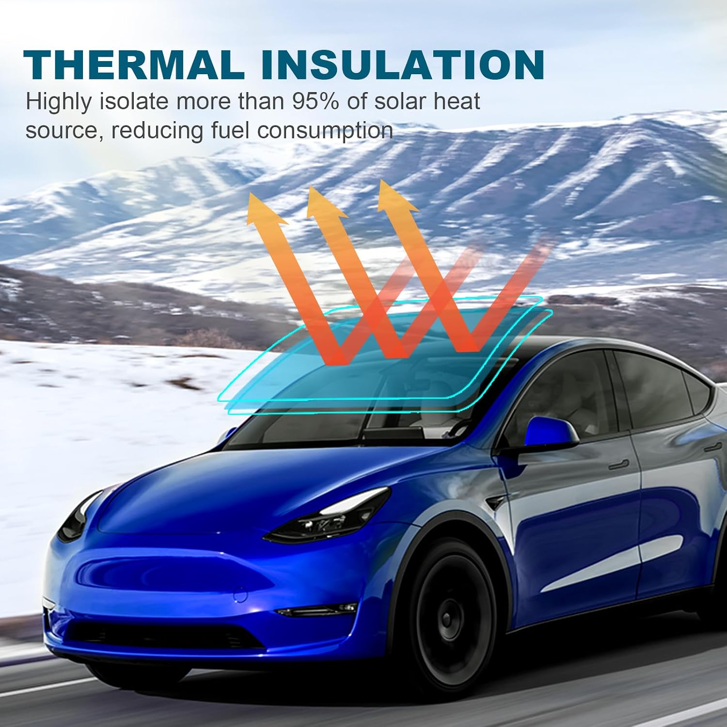 for Tesla Model 3 2018 2019 Precut Window Film Tint Kit All Sides Privacy Block Infrared UV Rays Sun Blocking Protection (Front Windshield 80% + Side Windows 20% + Rear Windshield 20%)