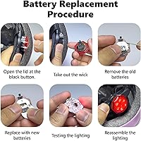 Vista 9 de Casco de bicicleta para niños y niñas, con luz LED, visera desmontable, para niños, jóvenes, adolescentes, multideporte, para patinaje, ciclismo