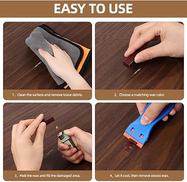 19PCS Laminate Floor Repair Kit, Laminate Worktop Repair Kit