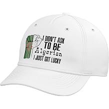 Algerian Algeria Flag Grown Algerian Roots Algerian Patriot Adjustable Baseball Hat