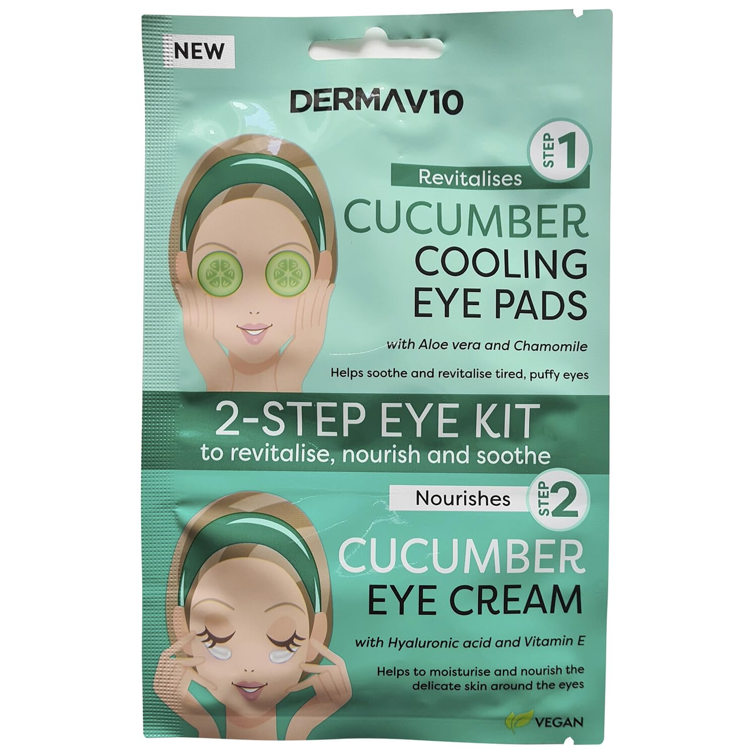 DERMA V10 EYE MASK CUCUMBER