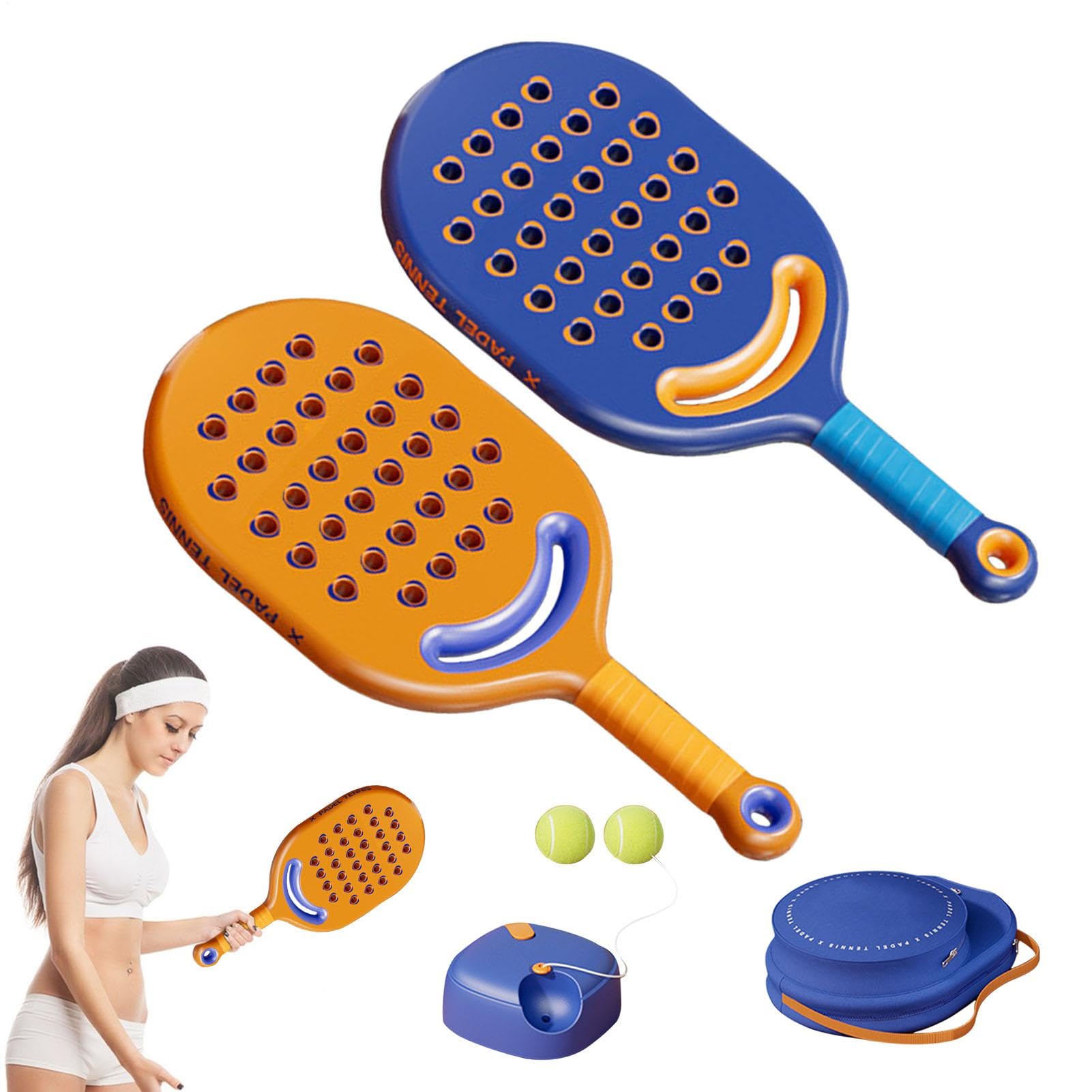 Palla da Tennis Rimbalzante per Allenamento Kit Portatile di Allenamento | Solo Attrezzo Rimbalzante da Tennis Portatile con Corda Elastica Lunga per Adulti e Bambini