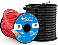 Vista 9 de NAOEVO Cable marino de calibre 4, 4 AWG de cobre estañado de PVC de grado marino, cable eléctrico IP68 resistente al agua y a la corrosión