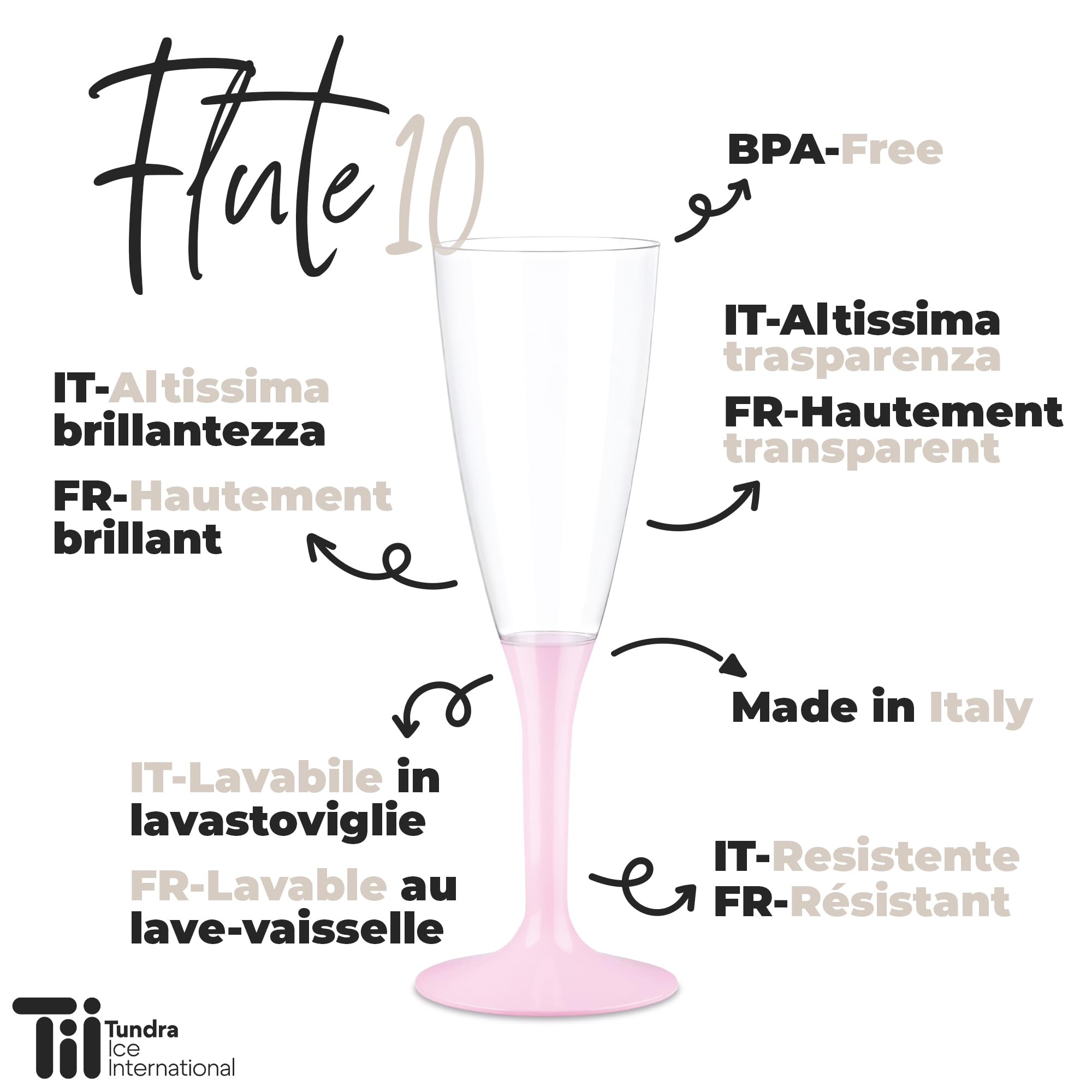 Calice Plastica Vino Gambo Blu Mediterraneo 200ml 2P (20 Pezzi - Foto 9