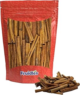 Fruidles Cinnamon Sticks, Premium Grade Harvested Natural Cassia Cinnamon, Strong Aroma, Perfect for Baking, Cooking & Bev...
