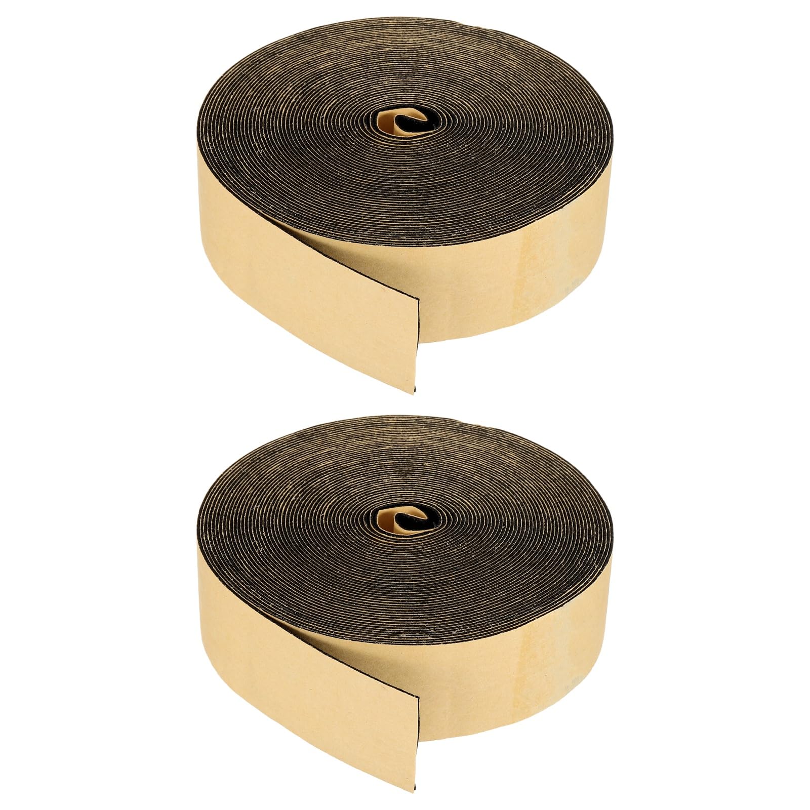 PATIKIL Foam Insulation Tape for Door 35mm W x 1mm T x 10m L Black 2Pcs